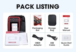 Offre Spéciale : Scanner automobile OBDII LAUNCH CRP129X V3 avec diagnostic de 4 systèmes et 12 services de réinitialisation – Outil de diagnostic <span class=keywords><strong>CRP123X</strong></span> V3.0 Lecteur OBD2 - Product Image 5