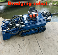 Robot de nettoyage de boues pour canalisations sous-marines, robot chenillé personnalisé, robot de nettoyage de canalisations sous-marines