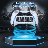 Clavier sans fil JYS-P5121 BT 3.0, contrôleur de chat pour manette PS5, mini clavier pour joystick PS5