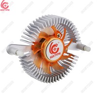 Radiateur rond en aluminium, pour ordinateur de bureau DC 12V 5V, 2 broches, 80mm, VGA, 64x14