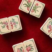 Tuiles de Mahjong Américaines en Opale Rose de Luxe, Ensemble de 160 Tuiles, Artisanat en Acrylique Premium, Collection Héritage Chinois pour les Vacances