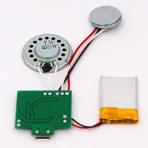 Bestes Mini-Plüsch-Spielzeug-Soundmodul Lichts ensor USB MP3 Druckknopf aktiviert Stimme Soundchip