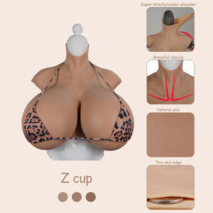 Prothèses mammaires en silicone Z Cup homme-femme, grandes poitrines, pour Drag Queen, transgenres, travestis, transsexuels - Product Image 4