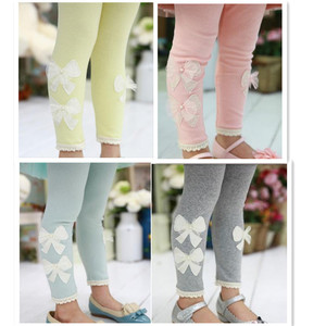 กางเกงลำลองมีโบว์สำหรับเด็กผู้หญิงตัวเล็กกางเกงช้อปปิ้งออนไลน์ - Product Image 2