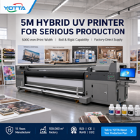 Imprimante UV hybride Yotta Heavy Duty 5000 kg avec poutre transversale large pour une production fiable à long terme