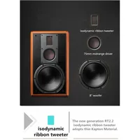 Altavoz HiFi 2.0 Activo con Bluetooth HiVi-Swans M5A para Sala de Estar, PC de Escritorio, TV, Cine en Casa, Audio Doméstico