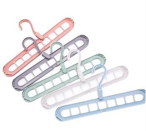 <span class=keywords><strong>Cintre</strong></span> à neuf trous pour le rangement multifonctionnel ménager, <span class=keywords><strong>Tiktok</strong></span> Net Magic, <span class=keywords><strong>cintre</strong></span> polyvalent pour le tri dans les dortoirs, <span class=keywords><strong>cintre</strong></span> pour vêtements - Product Image 3
