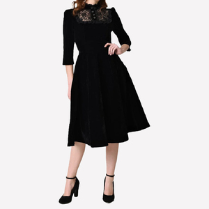 Chic Styles and Comfort in black dress 50s style for Trendy Women