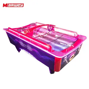 U Design Curved Air Hockey Table Adult Air Hockey Table Game Zone New Play Arcade Air Hockey Table