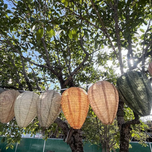 Nicro Nhà Máy Ban Đầu Sinh Thái Thân Thiện Treo Ong Mật Hình Bầu Dục Bee Repellent Sân Ngoài Trời Treo Trang Trí Giấy Đèn Lồng - Product Image 5