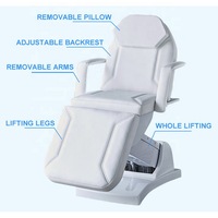 Fauteuil de beauté électrique à 4 moteurs, lit hydraulique pliable, design tendance, mobilier de salon commercial, table de massage pour salon de beauté