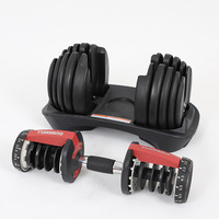 Ensemble d'haltères réglables fourni par l'usine - Poids de musculation détachables pour la maison, kit de barre pour hommes et femmes, équipement de fitness