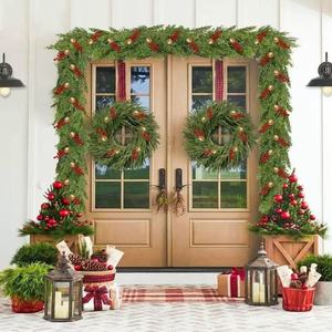 Guirnalda Artificial de Ciprés con Hojas de Ciprés y Ramas de Pino, Decoración Navideña para Interiores/Exteriores - Product Image 3