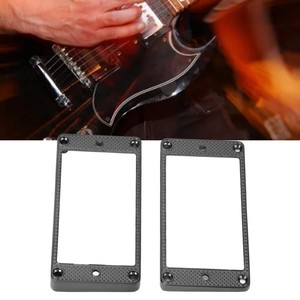 Anneau de micro Humbucker, cadre de montage en métal, fond plat, remplacement pour <span class=keywords><strong>guitare</strong></span> électrique LP, 2 pièces - Product Image 3