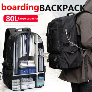 80L Extra Large Travel Backpack USB Port Waterproof Expandable <strong>Flight</strong> Pack with Shoe Compartment <strong>Men</strong> Hiking Pack for Camping - Product Image 4