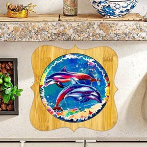 Creative Bahamas Smart Home Decor Ceramic Dining <b>Table</b> <b>Mats</b> and Kitchen Pads for Beach Home Decorations - Product Image 2