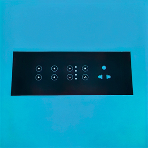 Factory <strong>Supplier</strong> Custom <strong>Wall</strong> <strong>Switch</strong> Panel Smart Home Tempered Glass Touch <strong>Switch</strong> for Bathroom Flat Pattern Solar Usage - Product Image 1