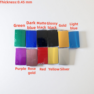 Kartu Nama Bisnis Aluminium Anodized Standar Kustom Berkualitas Tinggi Grosir 86x54mm Pencetakan UV Ketebalan 0.45mm Laser - Product Image 6