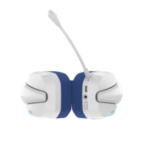 Casque de jeu RGB filaire/sans fil 2,4 G super léger avec micro détachable et bandeau textile pour PS2, PS4, PS5, Xbox One, Macbook – Idéal pour le sport