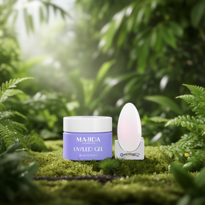Majida Cosmetics UV LED Gel Soft White 15ml Professional Hema Free - Product Image 2