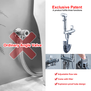 Новый дизайн, латунный угловой клапан для ванной комнаты - Product Image 6