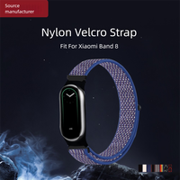 Bracelet en nylon YouZhiShun pour Mi Band 8, boucle à dégagement rapide, respirant, réglable, doux pour la peau, étanche, bracelet de montre