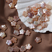Perles baroques en vrac de haute qualité sans trou, perles d'eau douce en forme de fleur irrégulière de culture naturelle (AB2038), vente en gros