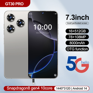 Nouveau Smartphone Gaming Android 5G GT30 Pro 2026 Débloqué 16 Go + 512 Go de Stockage, Version Globale - Product Image 6