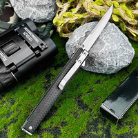 Couteau pliant de poche EDC en acier pour survie en camping, mini-outil multifonction léger et portable pour légumes, fruits et bricolage en extérieur