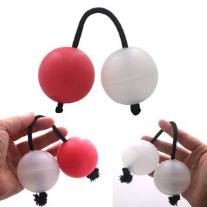 Maracas à <span class=keywords><strong>double</strong></span> boule colorées Orff Percussion Rhythm Shakers pour accompagnement de djembé, cajon, groupe, boules de sable - Product Image 1