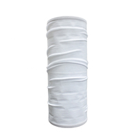 Bandana Joker personnalisé bustier tubulaire en tissu microfibre sans couture à double impression col tubulaire blanc pour les activités de plein air
