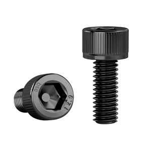 Tornillo de cabeza hexagonal con rosca completa de grado 12.9, 44HRC, 800N.m, de acero aleado con óxido negro antideslizante, en stock. - Product Image 2
