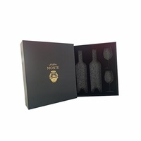Boîte d'emballage pour spiritueux chinois de luxe développée par STPP avec insert pour bouteille, pour boîte d'emballage à double porte pour spiritueux et vin