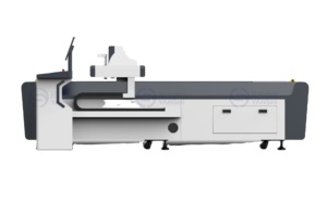 Carbon Fibre PVC Vải Không Thấm Nước Quần Áo Vật Liệu Composite Máy Cắt Kỹ Thuật Số Dao Phẳng Cắt - Product Image 2