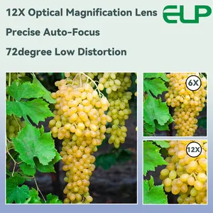 Elp 12x Zoom 4K 30fps Autofocus Hdmi Usb Cameramodule 1080P 60fps Afstandsbediening H.265 H.264 Webcam Voor Live Streaming Training - Product Image 3