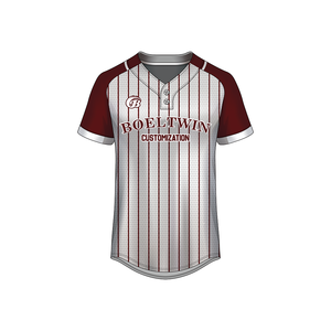 Дизайн с принтом новейшая бейсбольная форма для Софтбола пуговица дышащая бейсбольная форма набор - Product Image 4