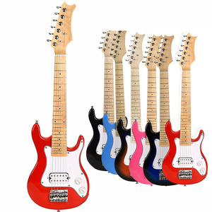 Guitarra Eléctrica de Práctica para Principiantes, Tamaño 3/4, 30 Pulgadas, Mástil de Arce, Acabado Pintado, 6 Cuerdas, Pastillas H, Clavijas de Afinación Totalmente Encapsuladas - Product Image 4