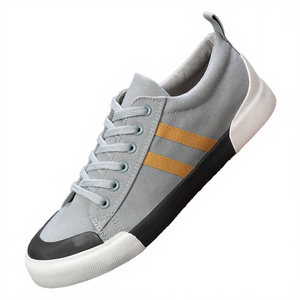 Chaussures tendance de haute qualité en gros, chaussures décontractées classiques en toile à lacets confortables pour hommes, légères et respirantes - Product Image 4