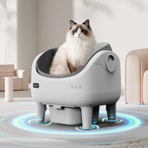 Intelligente Selbstreinigende Katzentoilette Auslaufsicheres Design Langlebiges Kratzfestes Material für Mehrkatzen-Haushalte - Product Image 1