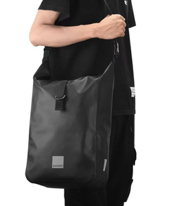 Bolsa de Bicicleta Impermeable SAHOO, Bolsa de Alforja Individual de 10L, Enrollable, de PVC, para Portaequipajes Trasero, Desmontable, con Correa de Hombro Estable, para Ciclismo al Aire Libre - Product Image 6