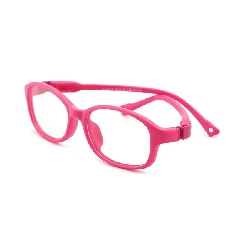 Круглые силиконовые небьющиеся мягкие детские очки с защитой от синего света, бэмбин, голубые очки с фильтром для мальчиков, с защитой от синего света