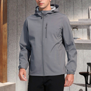 เสื้อแจ็กเก็ตขี่มอเตอร์ไซด์ผ้าวูลหนากันลมสำหรับผู้ชายไซส์ใหญ่กระเป๋าใหญ่สำหรับฤดูใบไม้ร่วงฤดูหนาว - Product Image 3