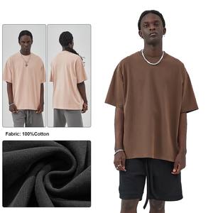 T-shirt unisexe surdimensionné en coton lourd de 275 grammes avec logo personnalisé AR9001, t-shirts vierges de haute qualité, t-shirts vintage lavés - Product Image 3