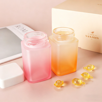 Ensemble de pots en verre hermétiques carrés uniques, à l'épreuve des enfants, avec étiquettes personnalisées, anti-odeurs, pour concentrés et produits pharmaceutiques