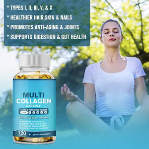 Kapsul Multi kolagen kecantikan alami OEM/ODM/OBM dengan Biotin asam hialuronat Vitamin C - Product Image 5