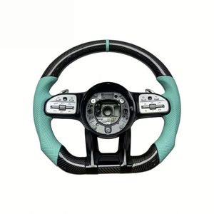 พวงมาลัยคาร์บอนไฟเบอร์สำหรับ Mercedes Benz C117ได้ <span class=keywords><strong>CLA</strong></span> W176 W212 W213 W207 W218 X204 W117 S204 C204 C63 AMG W204 - Product Image 5