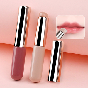 Pinceau à ongles en silicone, applicateur de poudre magique effet miroir, pinceau à lèvres - Product Image 1