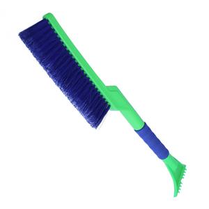 Carcaticz OEM Tùy Chỉnh Mùa Đông Nhựa Màu Xanh Lá Cây Xe Tuyết Bàn Chải Dài EVA Xử Lý Có Thể Tháo Rời Xe <span class=keywords><strong>Ice</strong></span> <span class=keywords><strong>Scraper</strong></span> - Product Image 1