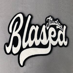 Designer fait à la main personnalisé lettre audacieuse combinaison phrase Vintage mot tapis élément tapis tapis de sol <span class=keywords><strong>chambre</strong></span> texte Accent tapis tapis - Product Image 3