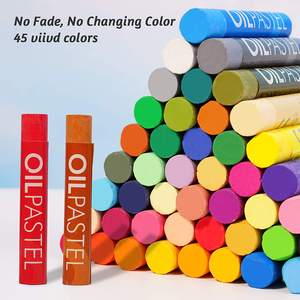 Pastelli ad olio 48 Non-Tossico Morbido Pastelli Ad Olio Lavabile pastelli ad olio rifornimenti di arte per I Principianti Artista e Professionale Studenti bambini - Product Image 3